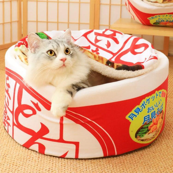 Cup Noodles Shaped Cat House