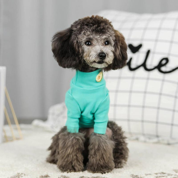 Candy Color Dog Cotton Short Shirt