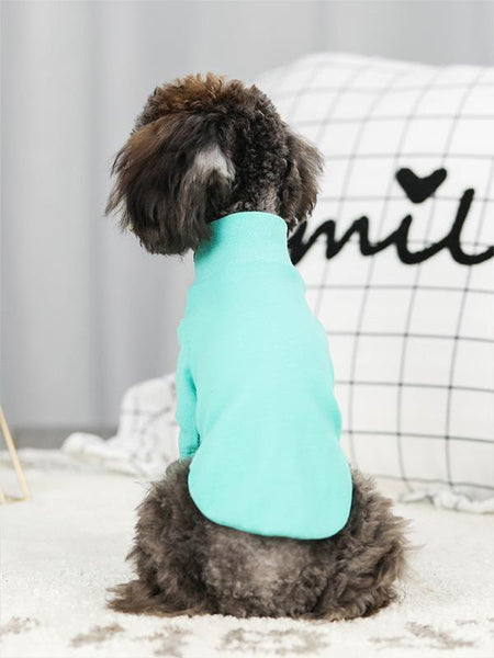 Candy Color Dog Cotton Short Shirt