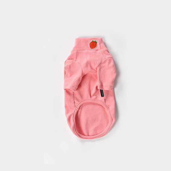 Candy Color Dog Cotton Short Shirt
